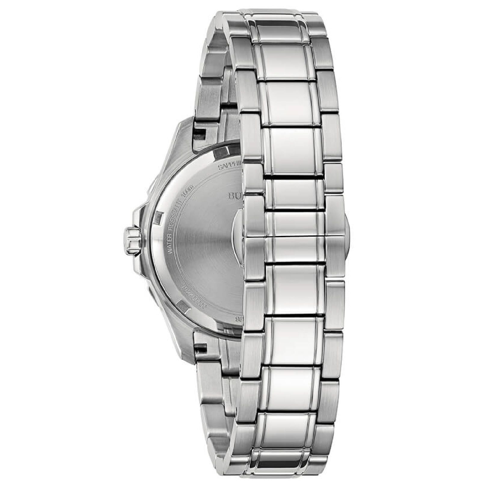 Orologio donna Bulova Marine Star in acciaio diamanti quadrante azzurro 36 mm 96P248-2