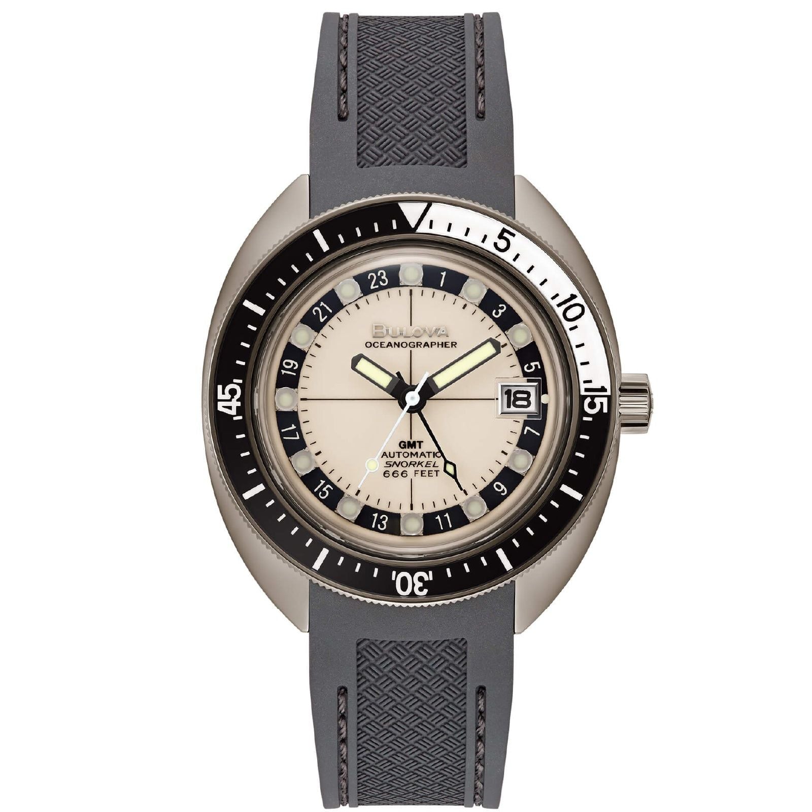 Orologio meccanico Bulova Oceanographer GMT da uomo 98B407-1