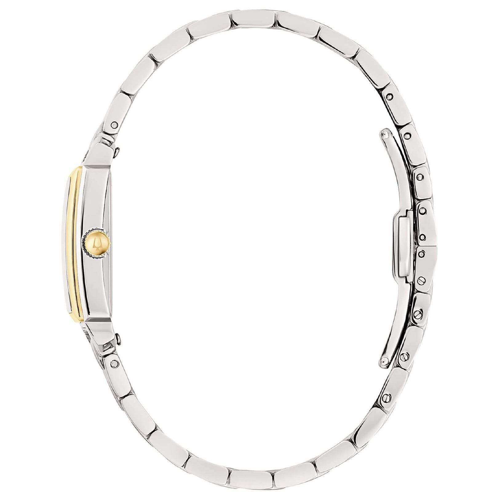 Orologio solo tempo Bulova Sutton Tank Ladies da donna 98P220-3