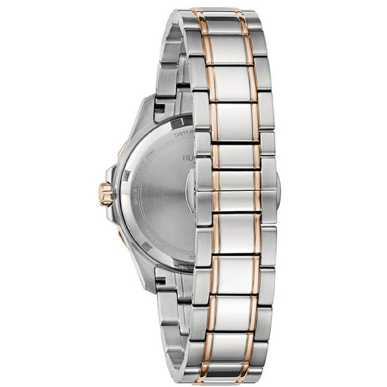 Orologio donna Bulova Marine Star in acciaio con madreperla e diamanti 36 mm 98P228-2