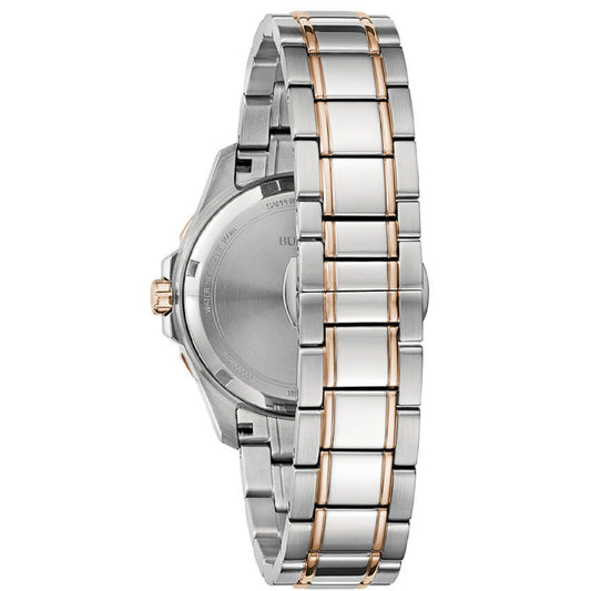 Orologio donna Bulova Marine Star in acciaio con madreperla e diamanti 36 mm 98P228-2