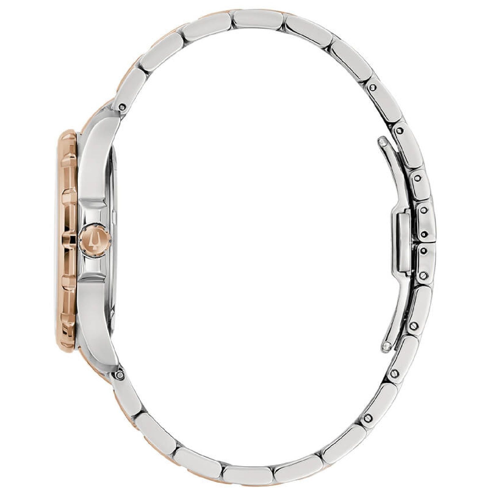 Orologio donna Bulova Marine Star in acciaio con madreperla e diamanti 36 mm 98P228-3