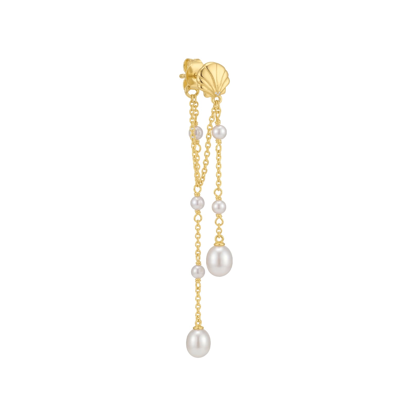 Orecchino pendente Amabile Bond Afrodite in argento dorato