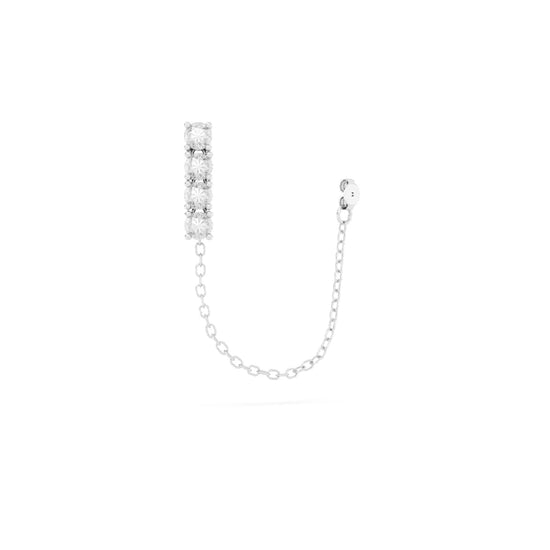 Orecchino Amabile Bond Light in argento con zirconi bianchi MISURA UNICA