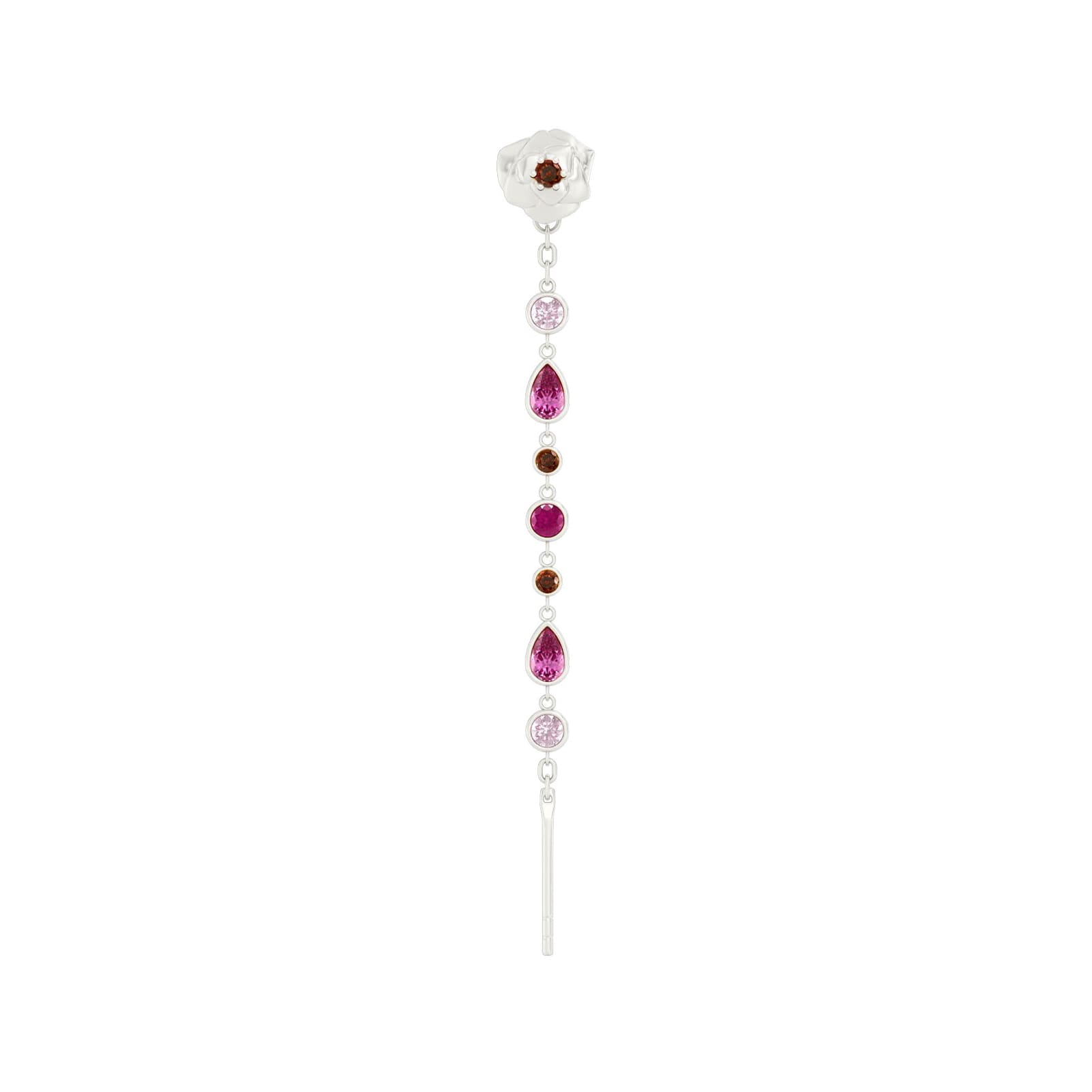 Mono orecchino Amabile Charmi Everbloom destro in argento