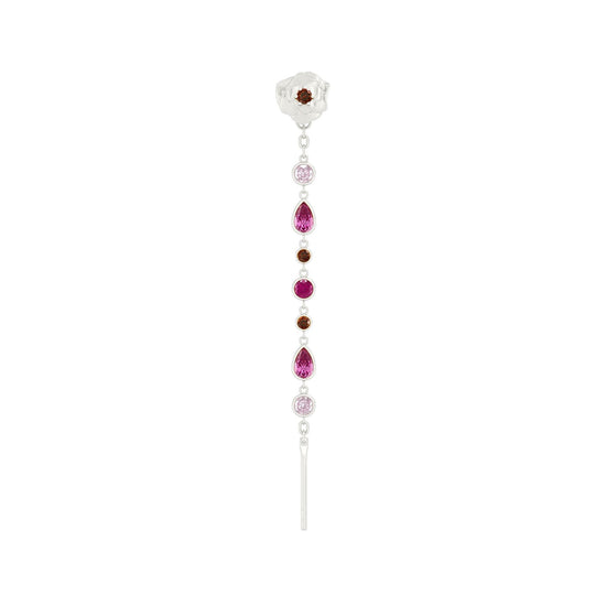 Mono orecchino Amabile Charmi Everbloom destro in argento MISURA UNICA