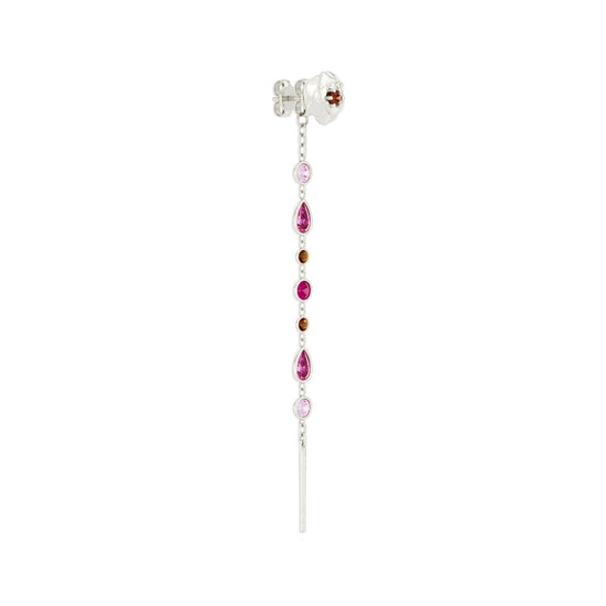 Mono orecchino Amabile Charmi Everbloom destro in argento MISURA UNICA