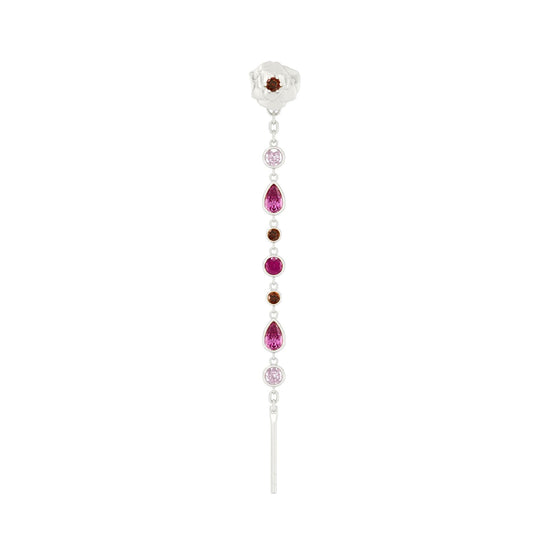 Mono orecchino Amabile Charmi Everbloom sinistro in argento MISURA UNICA