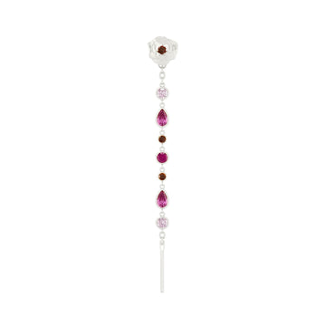 Mono orecchino Amabile Charmi Everbloom sinistro in argento MISURA UNICA