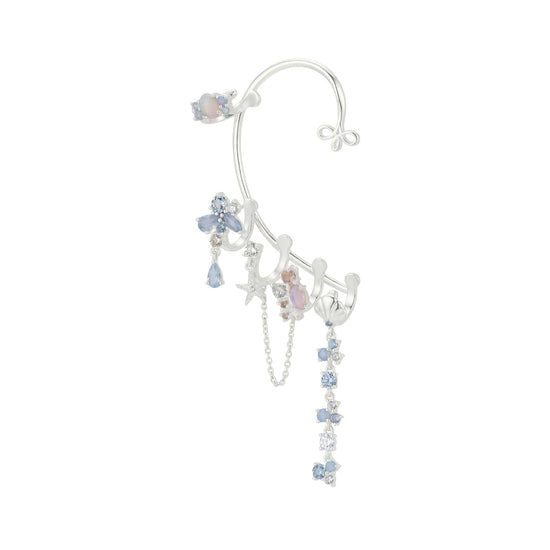Cuffy Classic destro Amabile Calypso in argento e zirconi MISURA UNICA