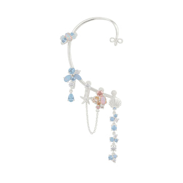 Cuffy Petit sinistro Amabile Calypso in argento e zirconi MISURA UNICA