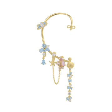 Cuffy Classic destro Amabile Calypso in argento dorato MISURA UNICA