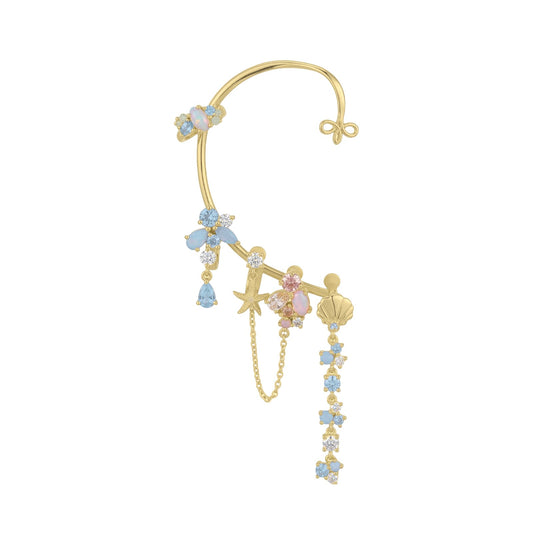 Cuffy Classic destro Amabile Calypso in argento dorato MISURA UNICA