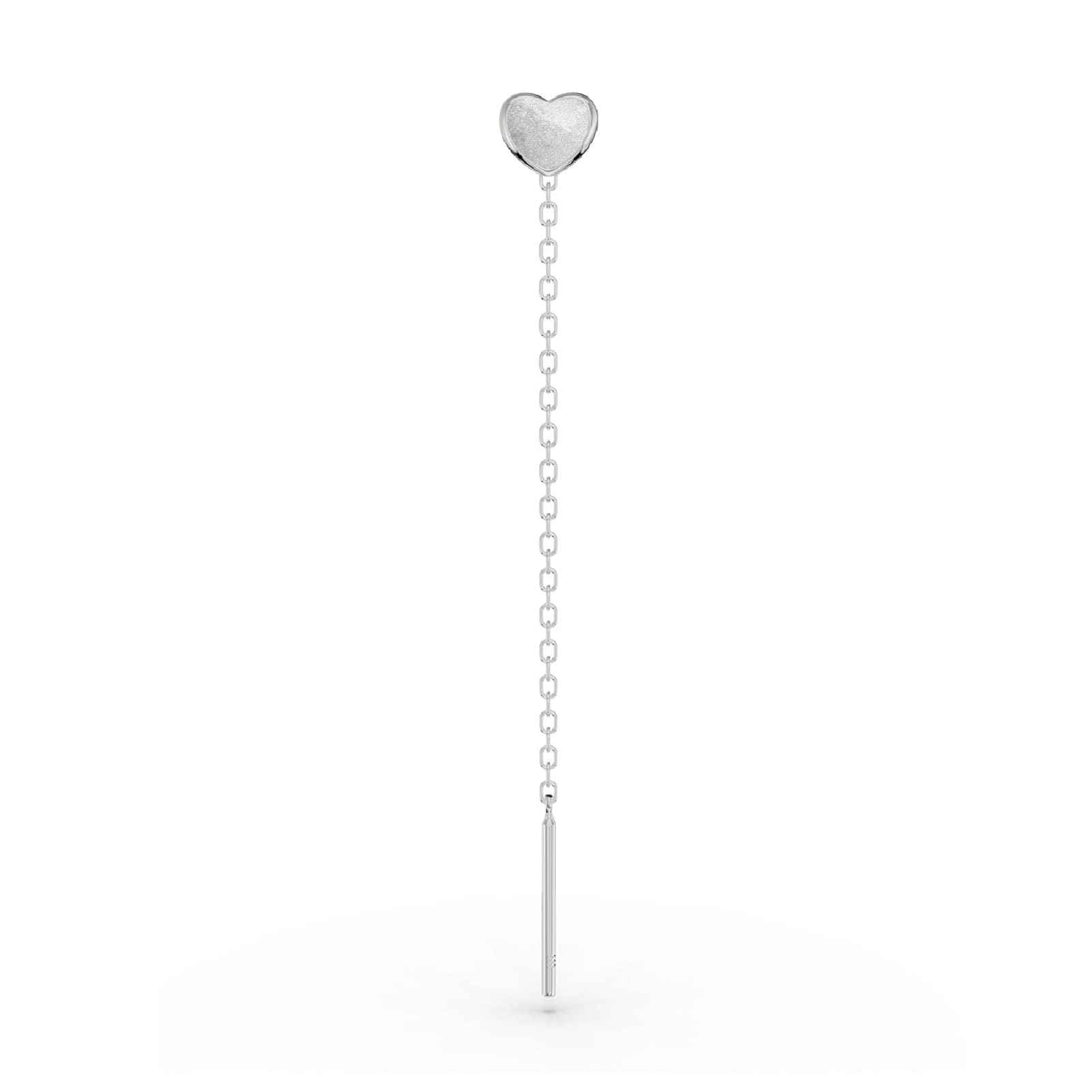 Orecchino Amabile Lovli Cuore Mini in argento e cuore smaltato MISURA UNICA