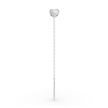 Orecchino Amabile Lovli Cuore Mini in argento e cuore smaltato MISURA UNICA