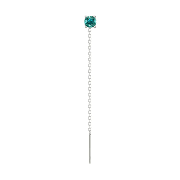 Orecchino Amabile Lovli Luce in argento con zircone turchese MISURA UNICA