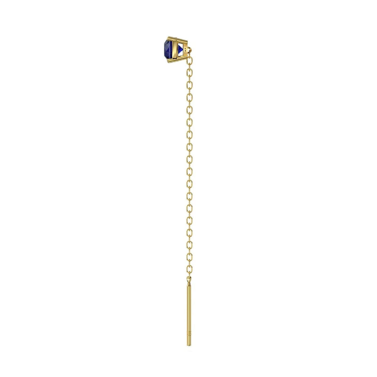 Orecchino Amabile Lovli Luce in argento dorato zircone blu MISURA UNICA