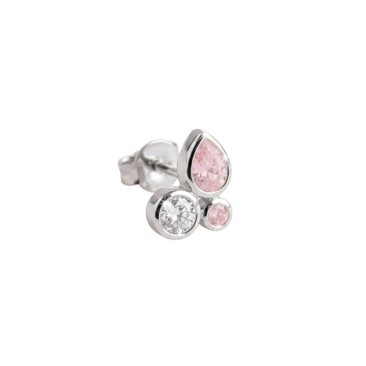 Orecchini lobo in argento Amabile donna