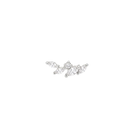 Orecchino destro Amabile Little Spark in argento e zirconi MISURA UNICA