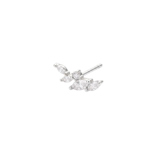 Orecchino sinistro Amabile Little Spark in argento e zirconi MISURA UNICA