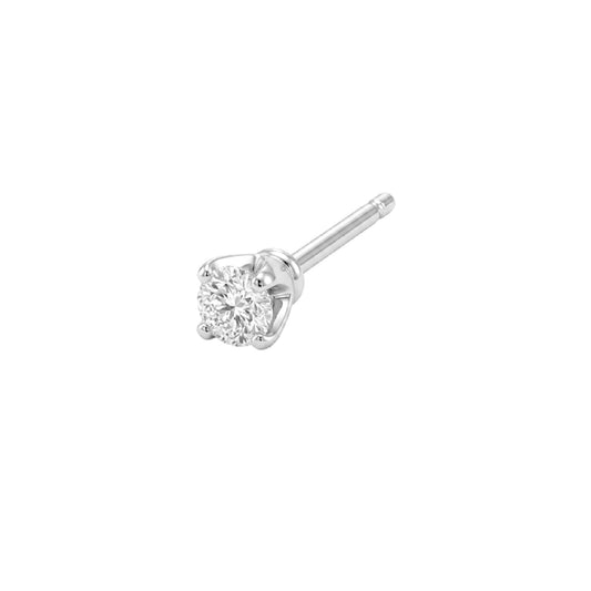 Orecchino Amabile Punto Luce Micro argento zirconi bianchi MISURA UNICA