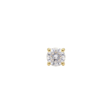 Orecchino Amabile Punto Luce Mini in argento dorato zirconi