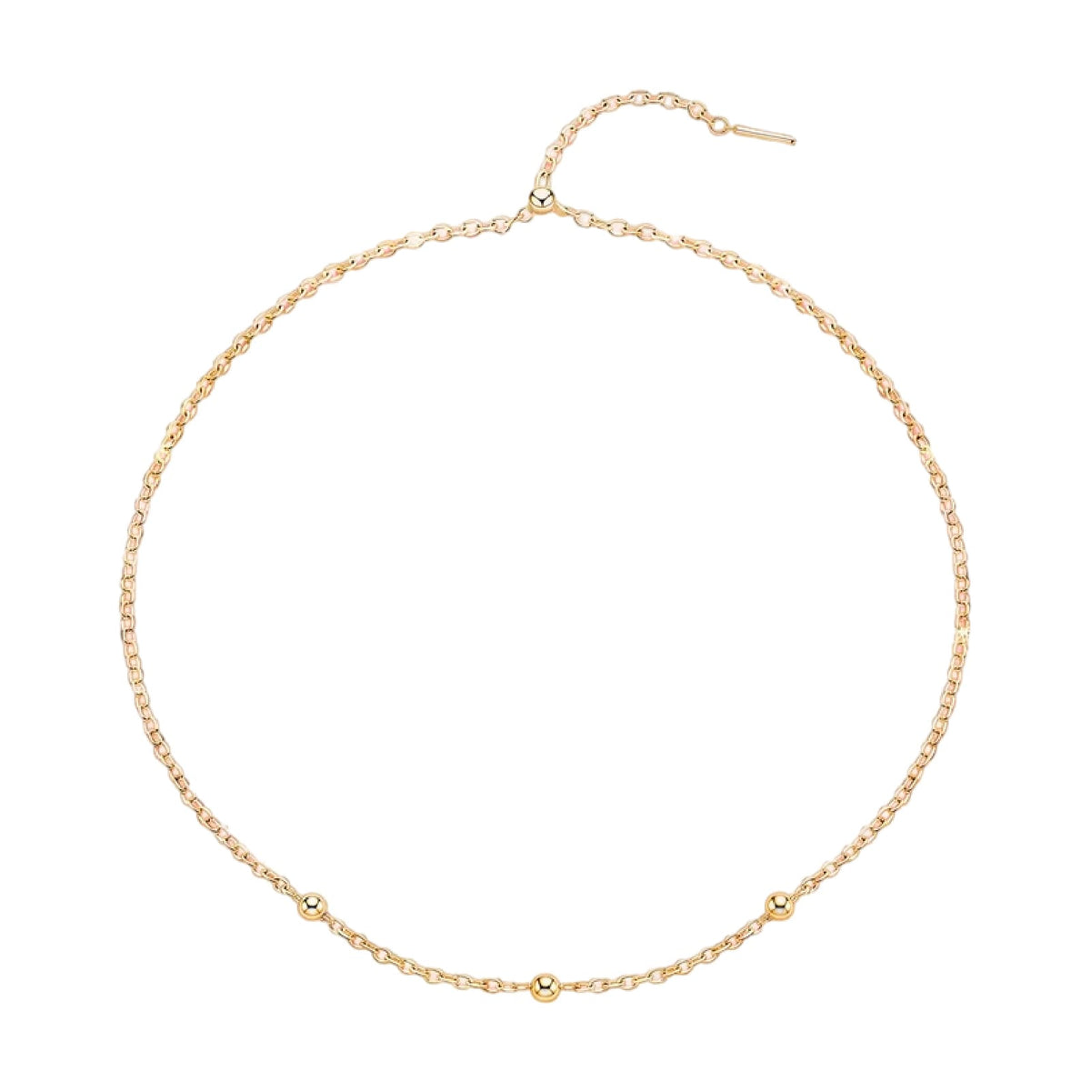 Collana componibile Amabile Choker Lovli in argento dorato MISURA UNICA