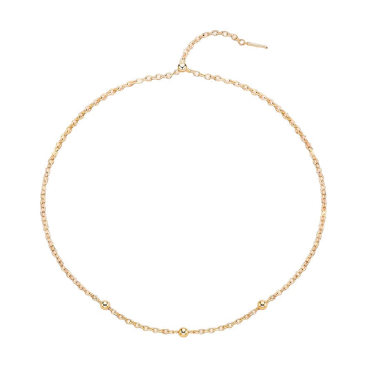 Collana componibile Amabile Choker Lovli in argento dorato MISURA UNICA