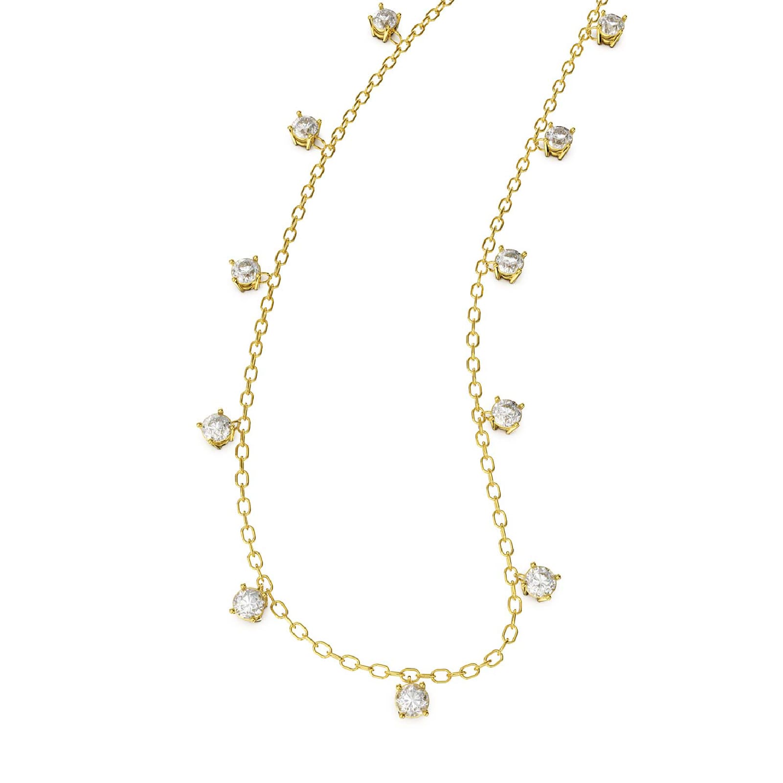 Collana choker Amabile Zirconia in argento dorato con zirconi MISURA UNICA