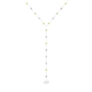 Collana Amabile Warm Gaze in argento e zirconi multicolore MISURA UNICA