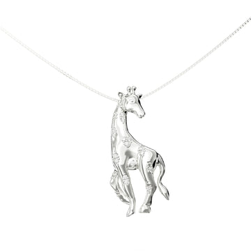 Collana con pendente Amabile Giraffa in argento da donna MISURA UNICA
