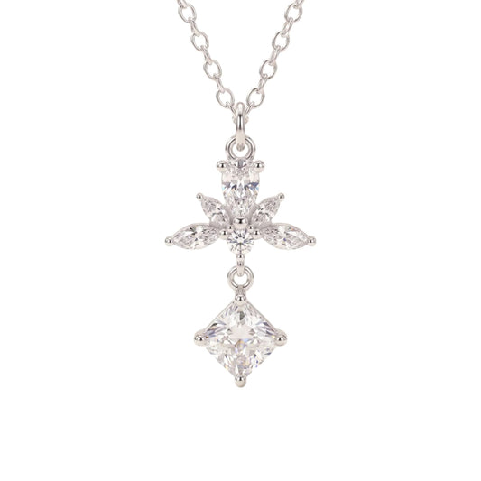 Collana catena Amabile Promise in argento e zirconi bianchi MISURA UNICA