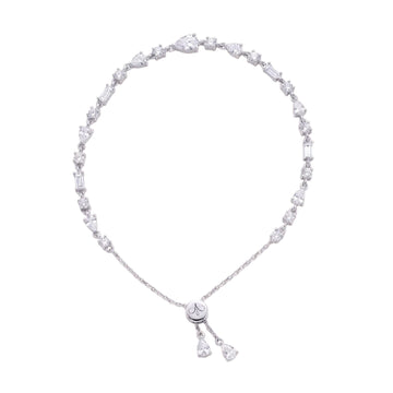 Bracciale Amabile Lumier in argento e zirconi bianchi REGOLABILE
