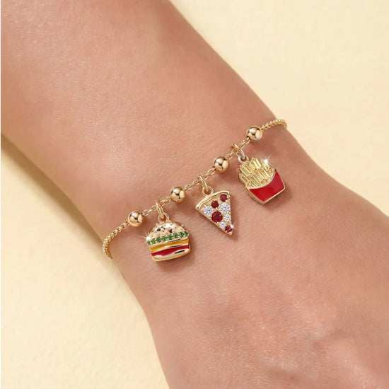 Bracciale catena componibile Amabile Lovli in argento dorato REGOLABILE