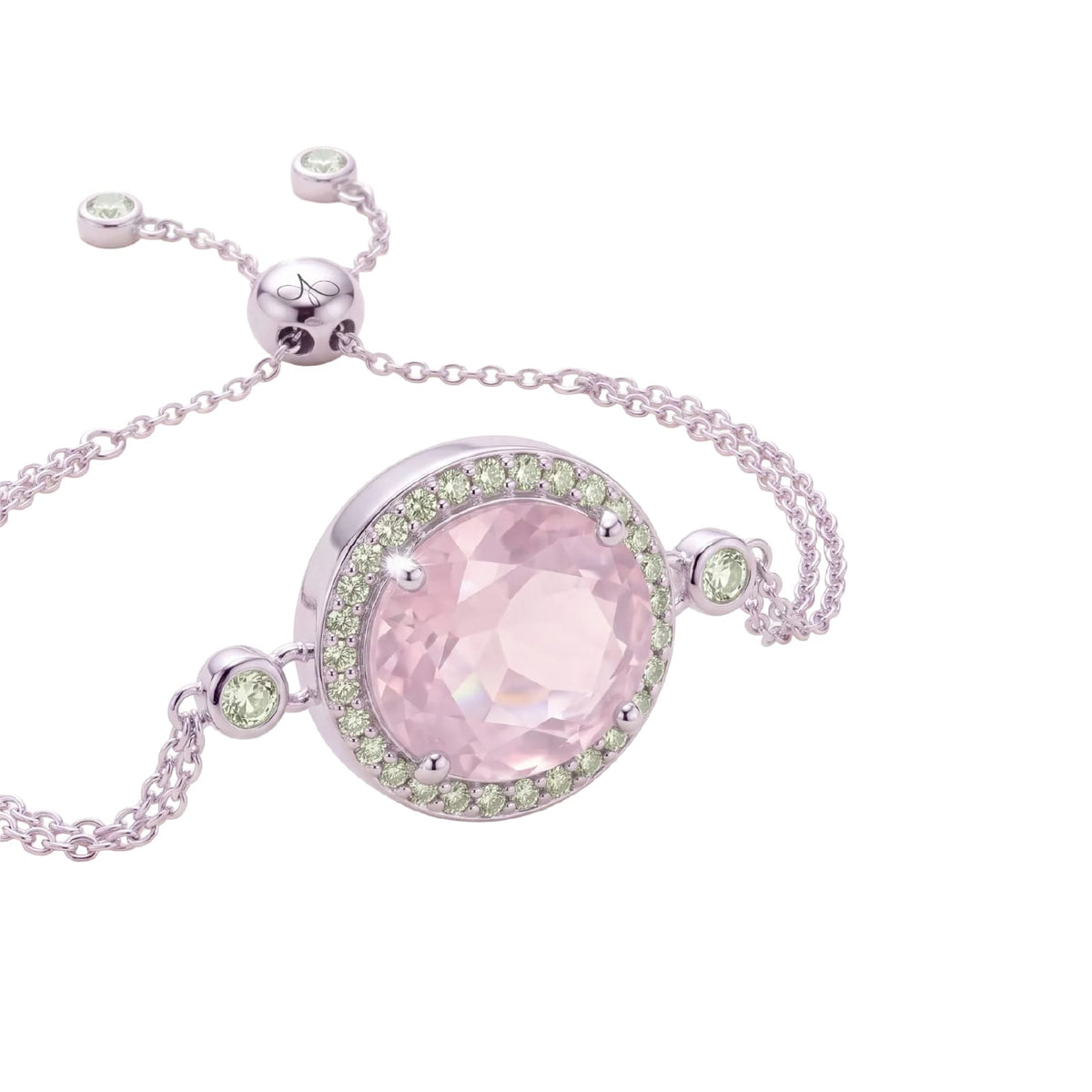 Bracciale regolabile Amabile Posy in argento e zirconi REGOLABILE