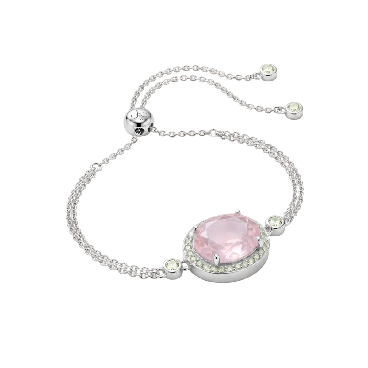 Bracciale regolabile Amabile Posy in argento e zirconi REGOLABILE