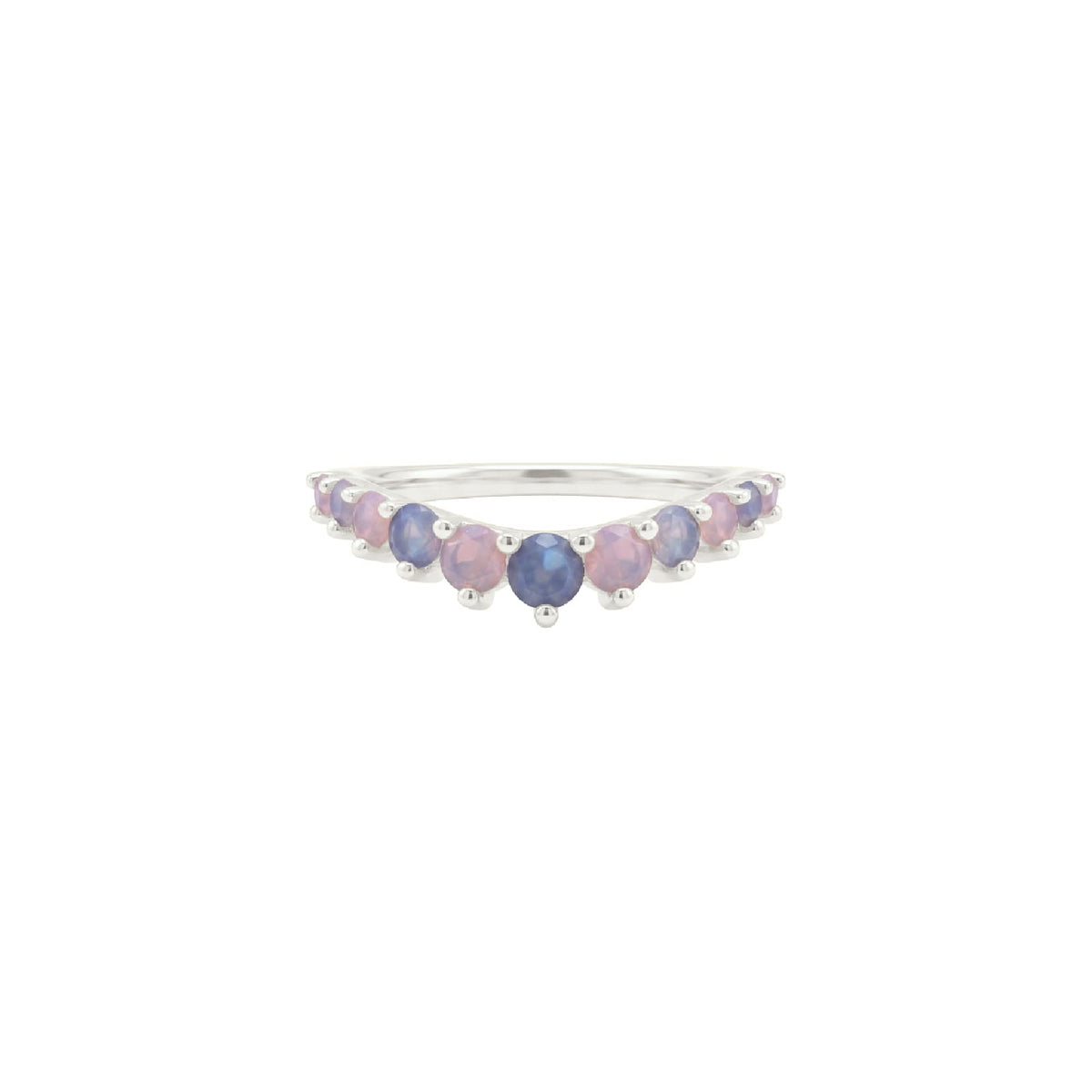 Anelli in argento con pietra Amabile donna