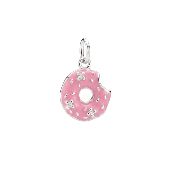 Charm componibile Amabile Donut in argento e zirconi MISURA UNICA