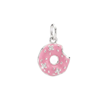 Charm componibile Amabile Donut in argento e zirconi MISURA UNICA
