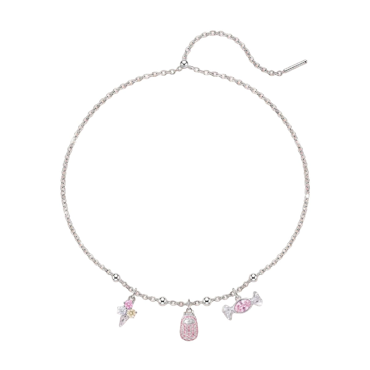 Charm componibile Amabile Ice Cream in argento e zirconi MISURA UNICA