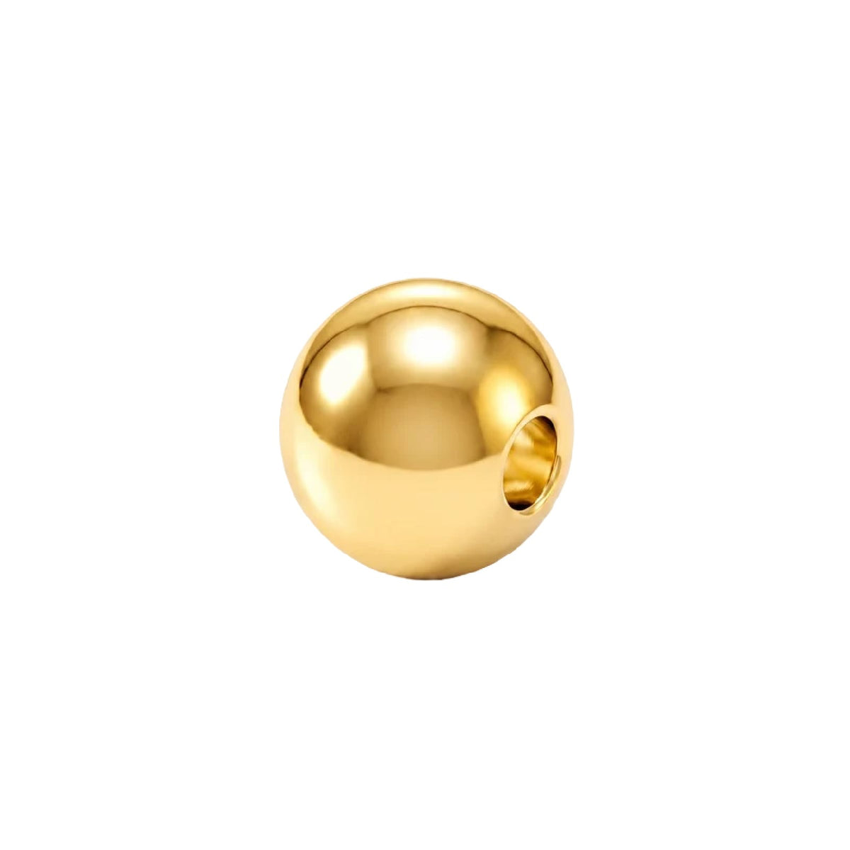 Bead componibile Amabile Sfera Charm in argento dorato MISURA UNICA
