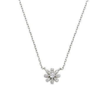 Collana girocollo Amen argento margherita con zirconi bianchi MISURA UNICA
