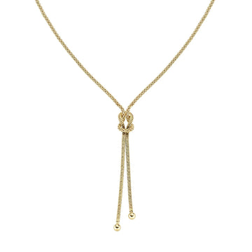 Collana Amen argento 925 dorato con due catene unite MISURA UNICA