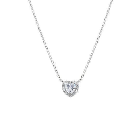 Collana catena Amen regolabile con pendente taglio cuore MISURA UNICA