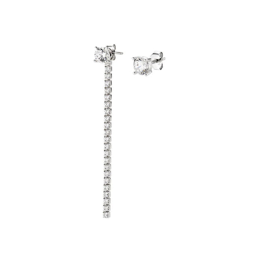 Orecchini Amen in argento punto luce e pendente tennis MISURA UNICA