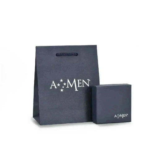 Collana pendente Amen Dune in ottone dorato pietre e sfere MISURA UNICA