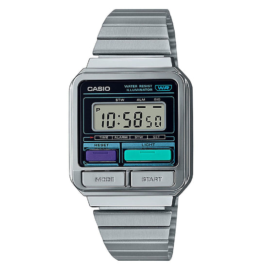 Orologio digitale Casio Edgy da uomo A120WE-1AEF-1