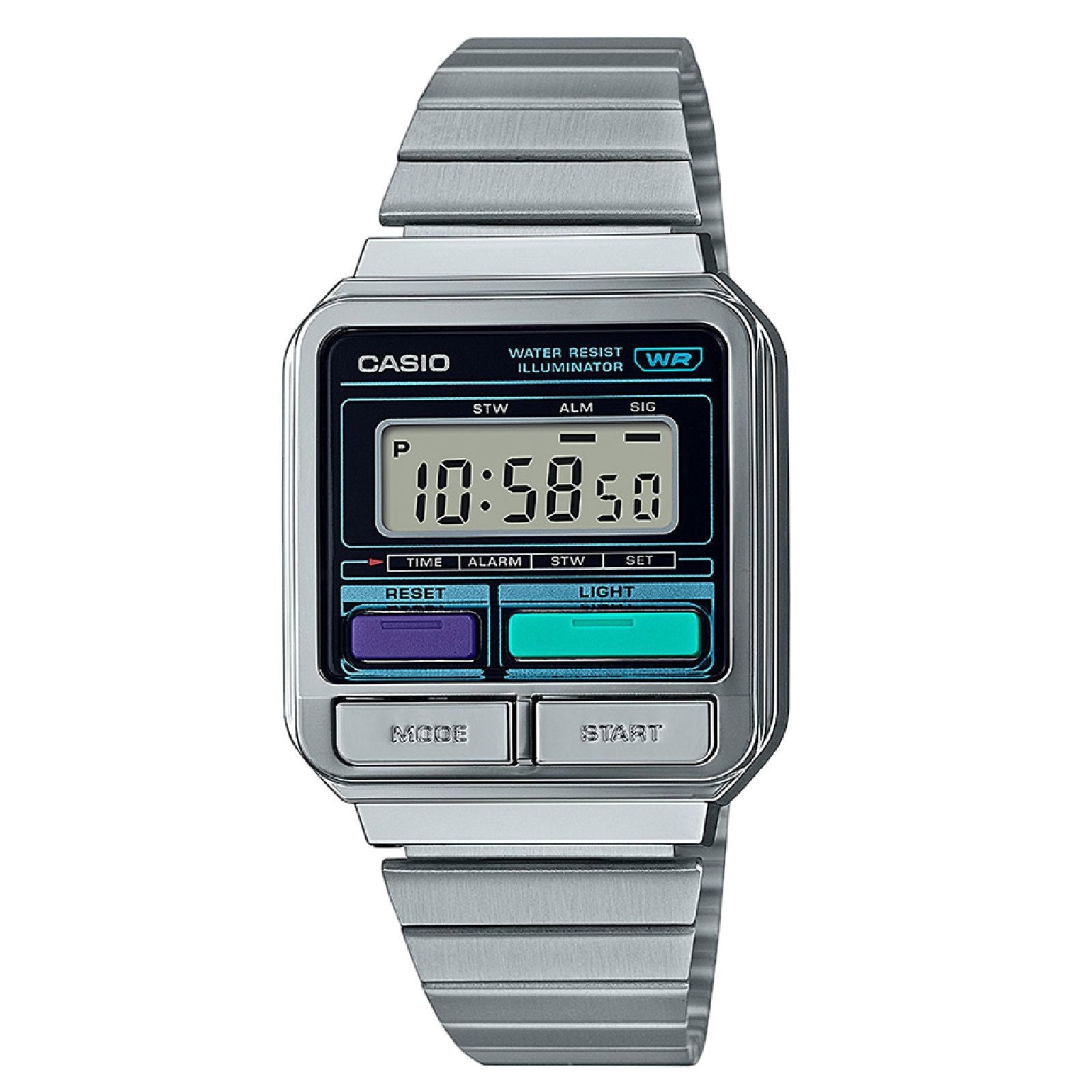 Orologio digitale Casio Edgy da uomo A120WE-1AEF-1