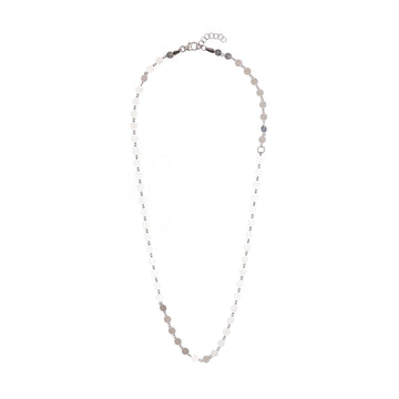Collana girocollo Alisia in argento con tondini pieni MISURA UNICA