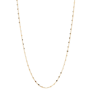 Collana girocollo Alisia in argento dorato con cubetti MISURA UNICA